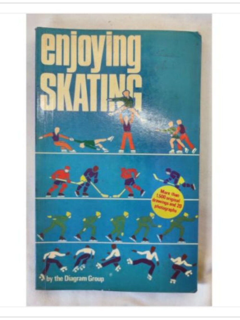 Enjoying Skating by Diagram Group 1978 Hardcover ISBN 0709201389